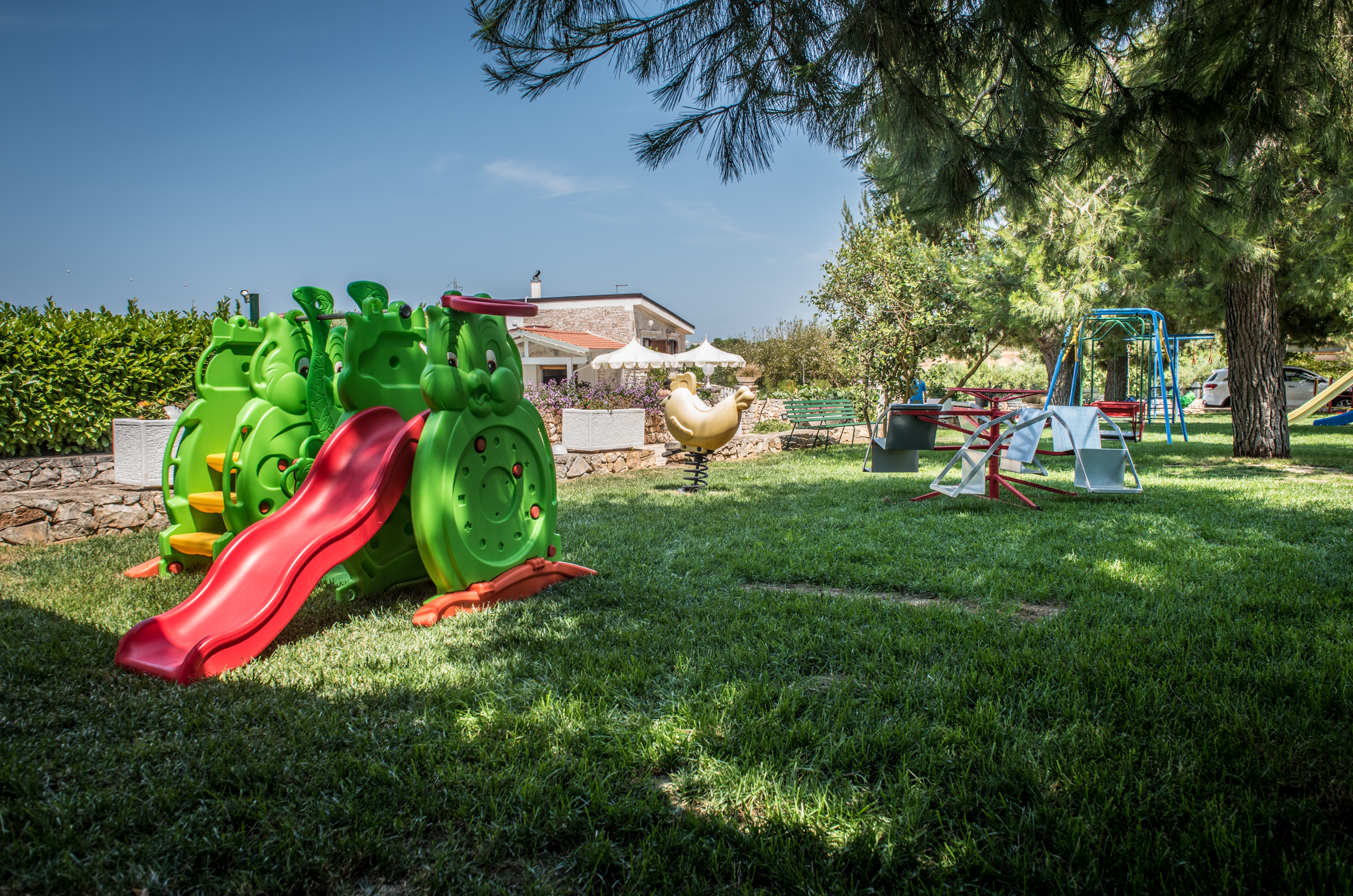 Ristorante Ostuni con area giochi per bambini in Puglia